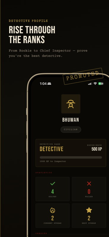 Detective ranks and progression