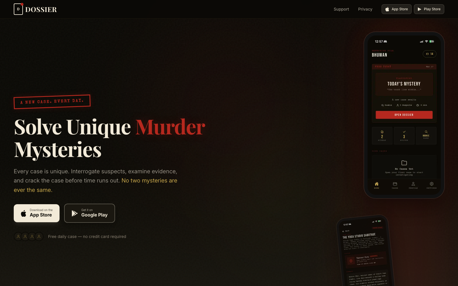 Dossier screenshot
